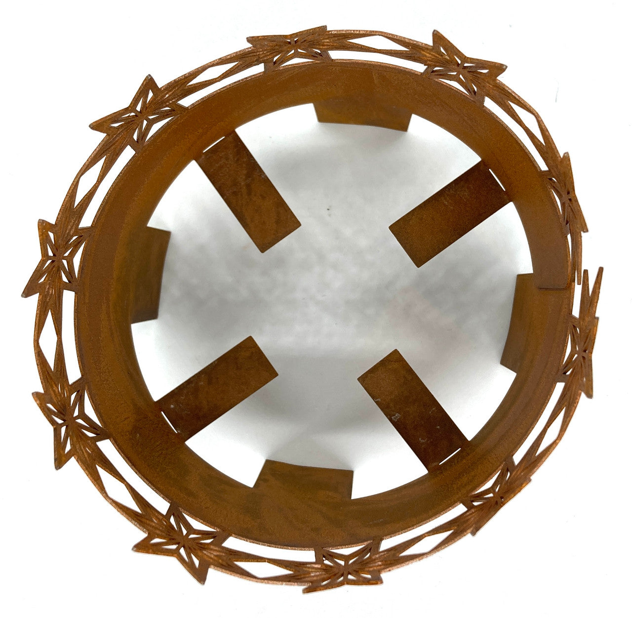 Metal Outdoor Candle Holder -Stars