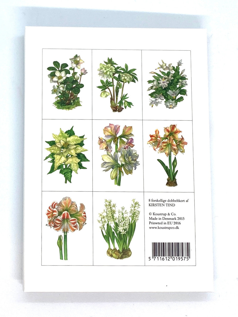 Hvid Jul Danish Danish Christmas Cards (back)