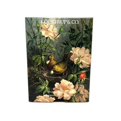 Spring Birds & Flowers Little Danish Art Notecards