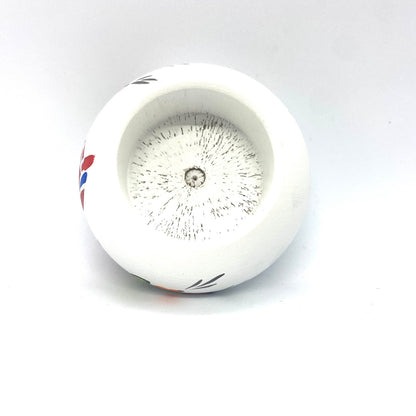 White Dalahorse Votive top