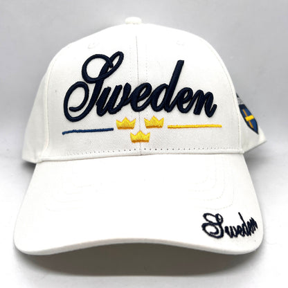 White Sweden Hat