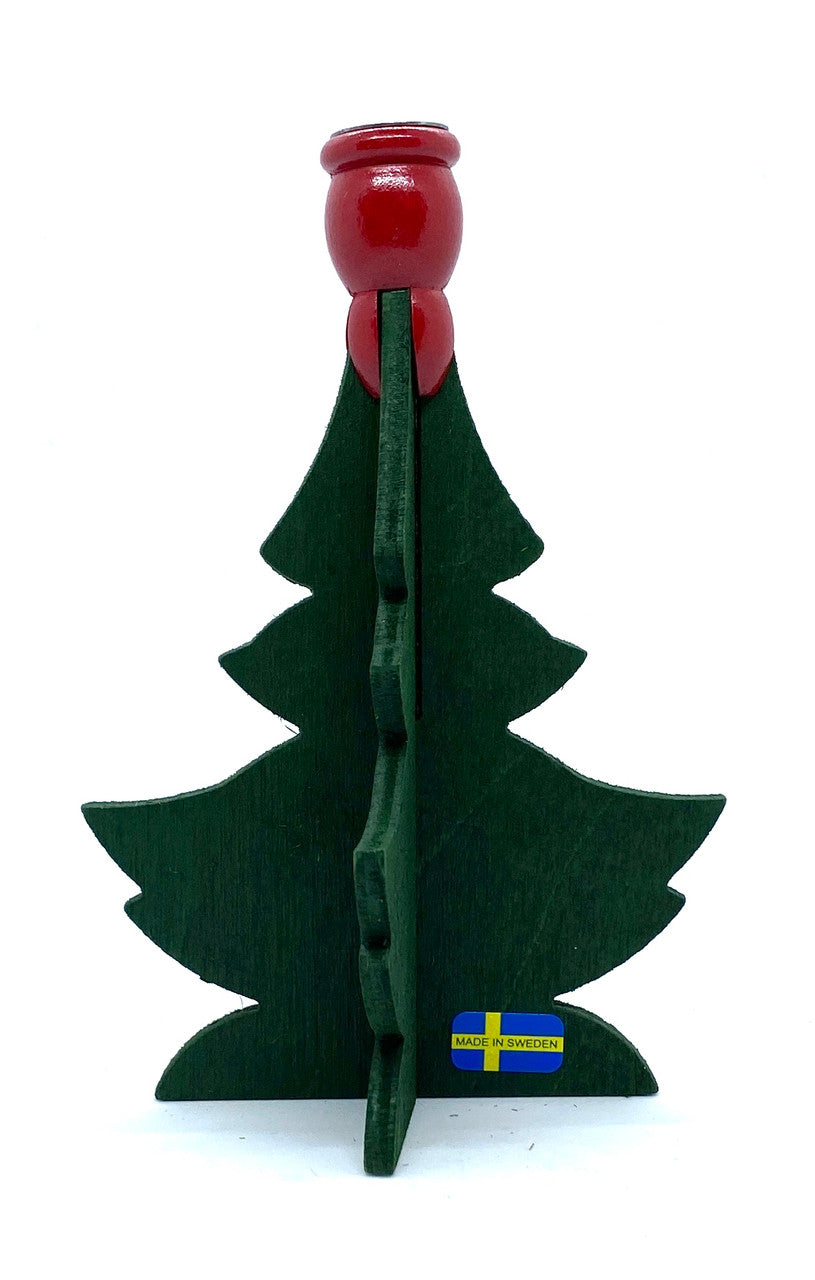 Swedish Wood Christmas Tree Votive