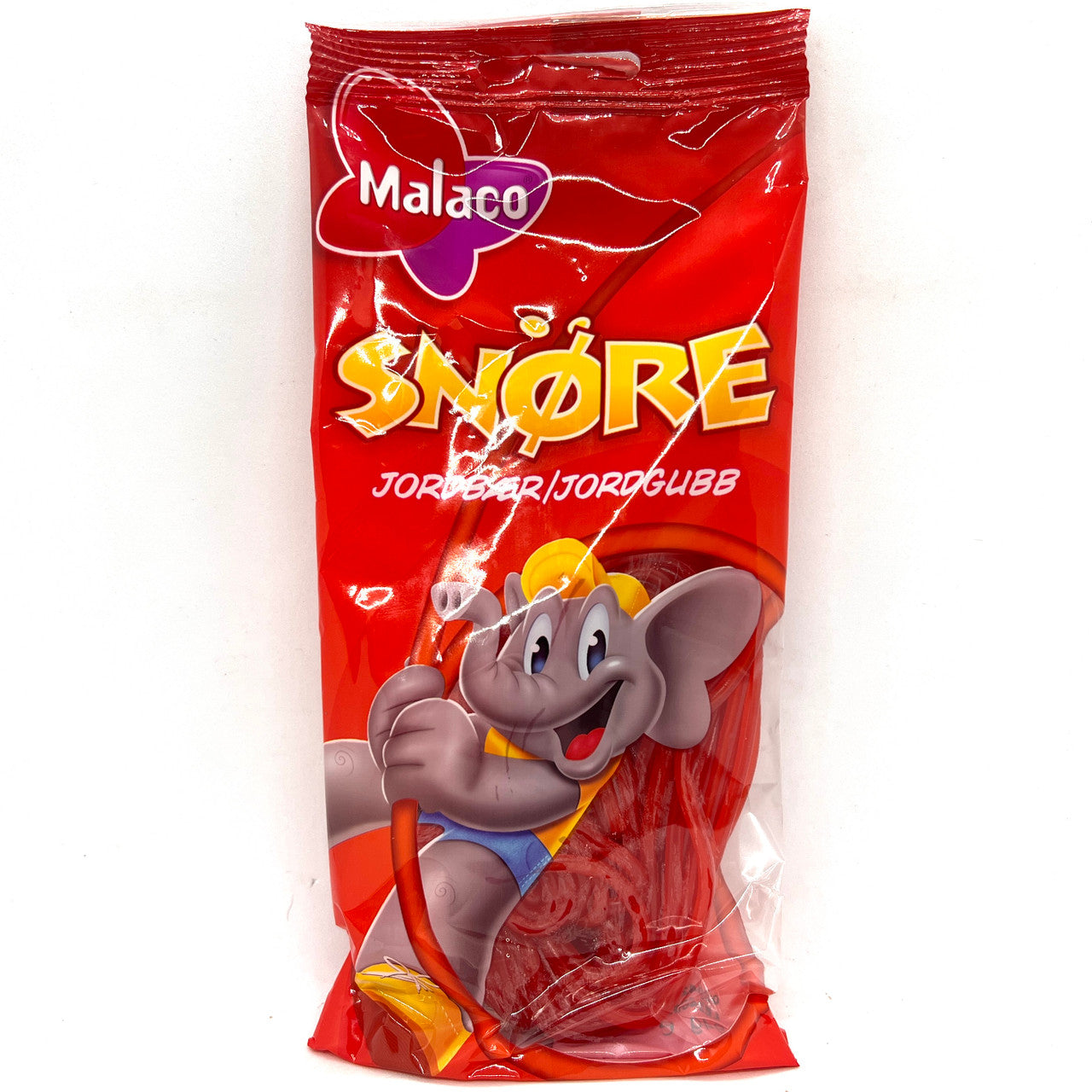 Malaco Snöre Strawberry Licorice
