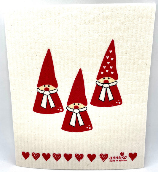 Three Tomtar Swedish Dishcloth