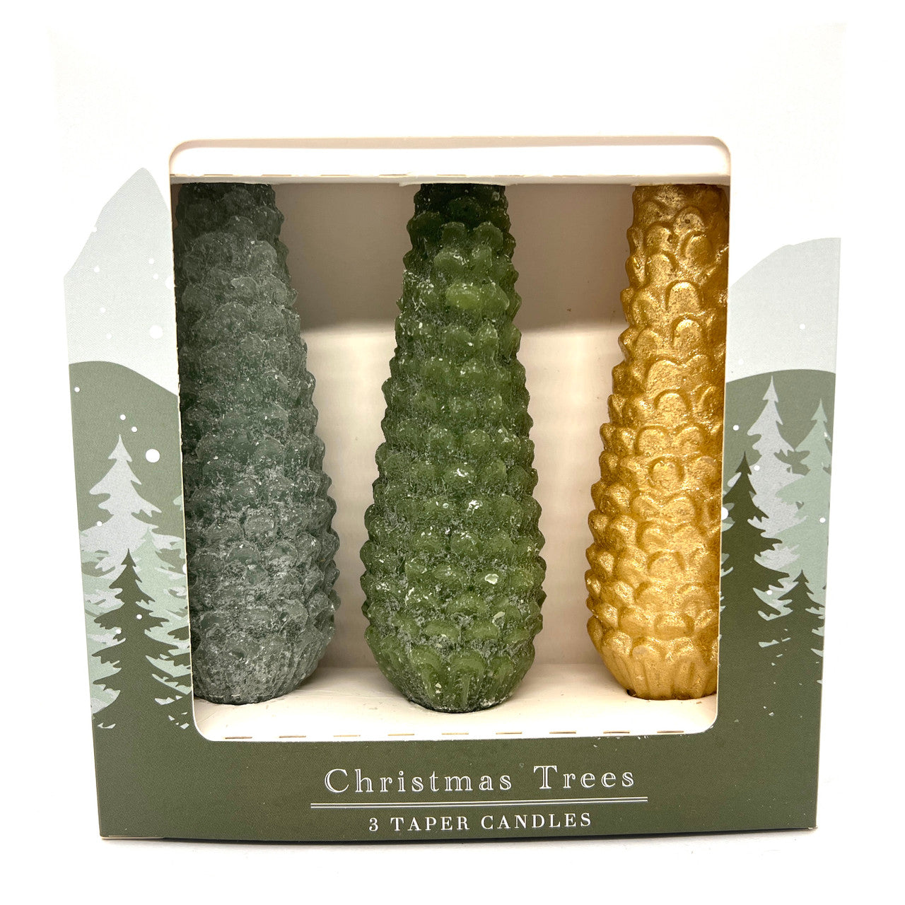Christmas Tree Taper Candles
