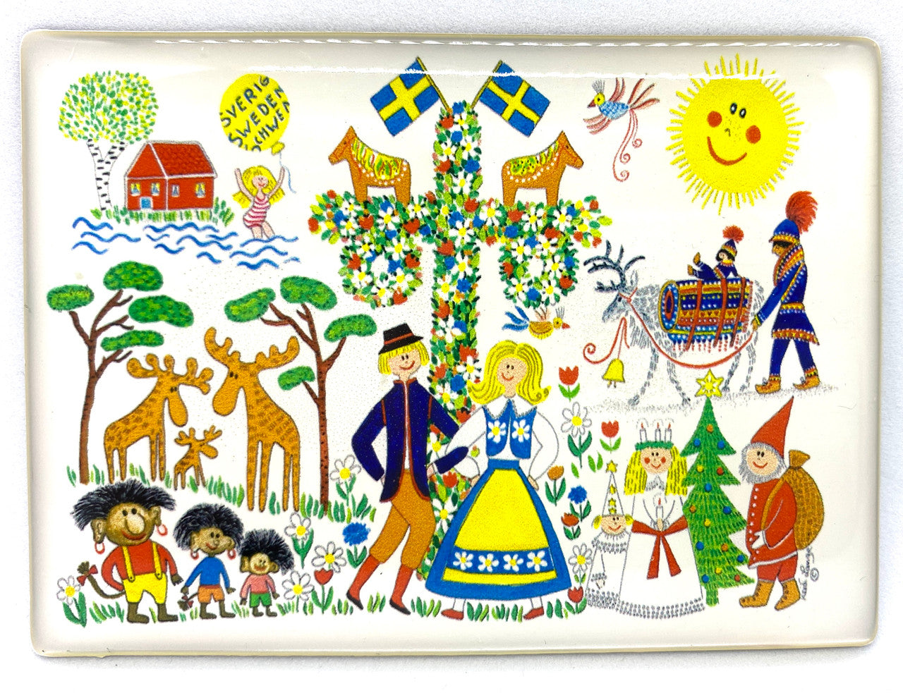 Swedish Seasons Magnet
