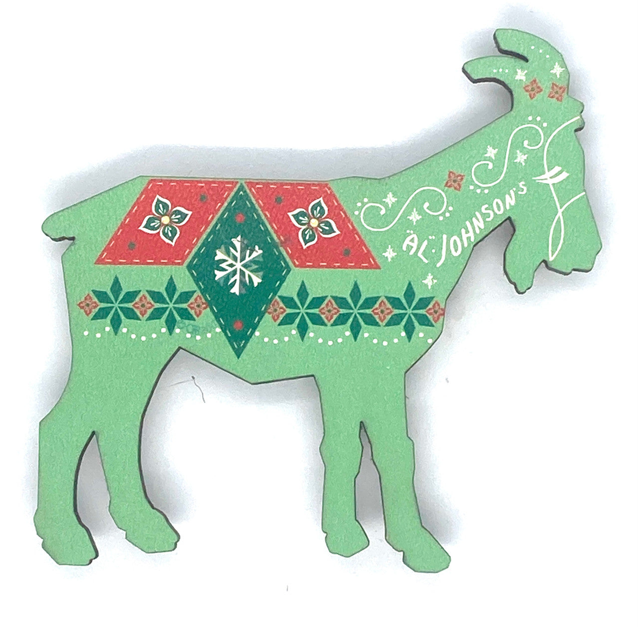 Al Johnson's Green Goat Magnet