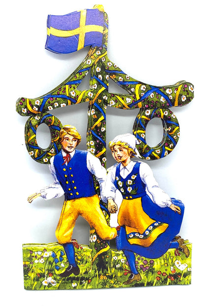 Midsummer Maypole Couple cut out