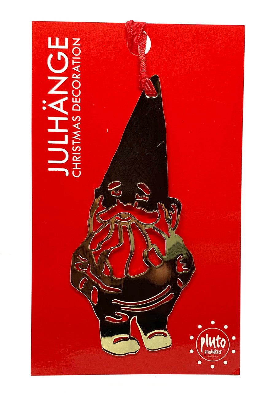 Gold Gnome Ornament