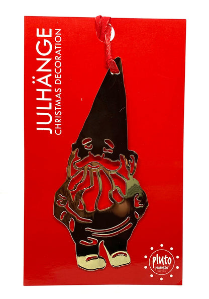 Gold Gnome Ornament