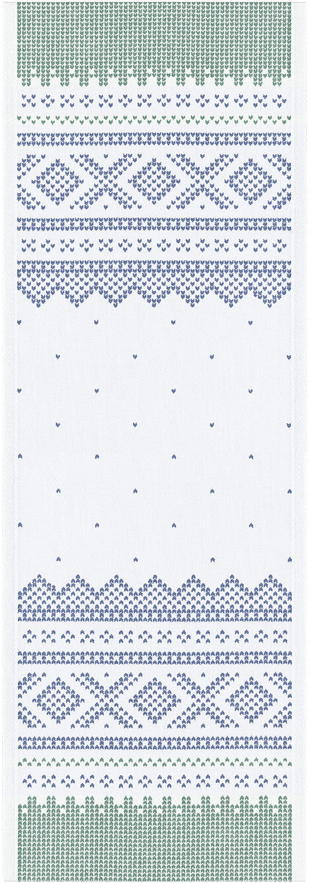 Ekelund "Marius Greenblue" Table Runner