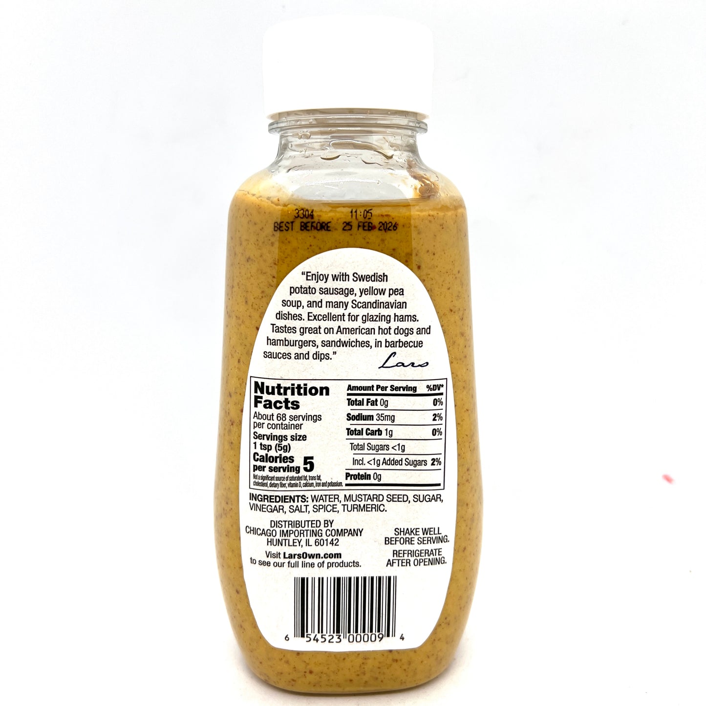Lars Own Swedish Spicy Brown Mustard