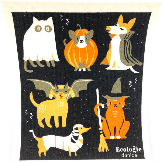 Costume Party Swedish Dishcloth