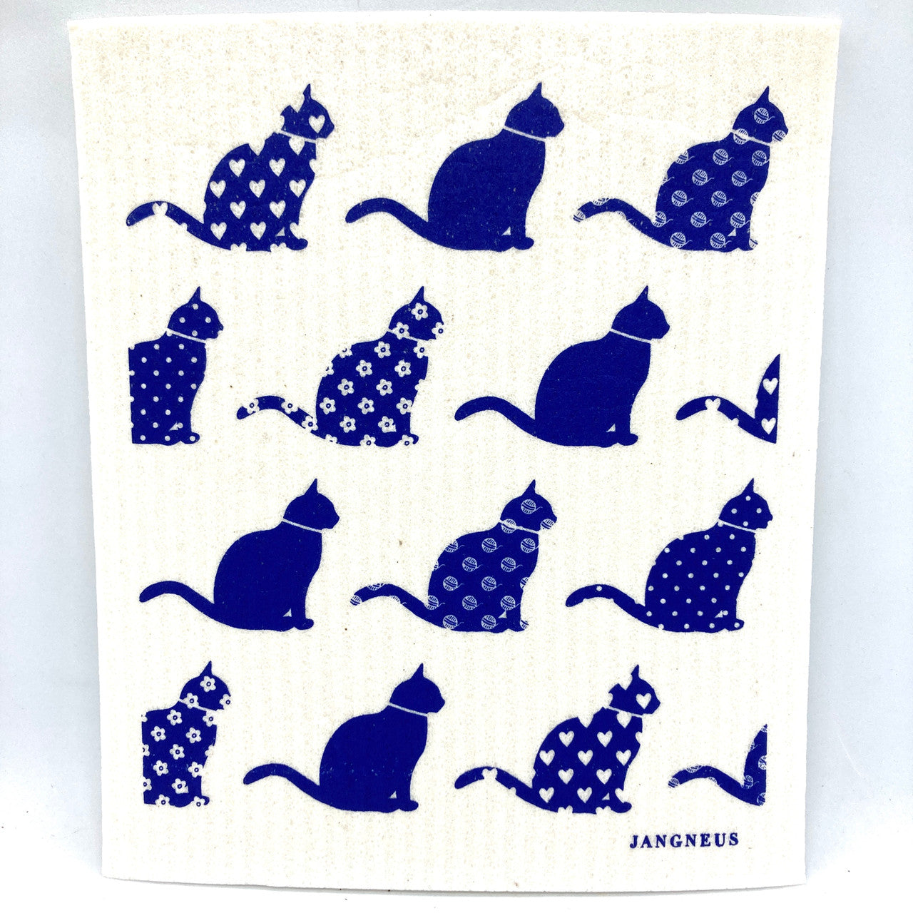 Blue Cat Swedish Dishcloth