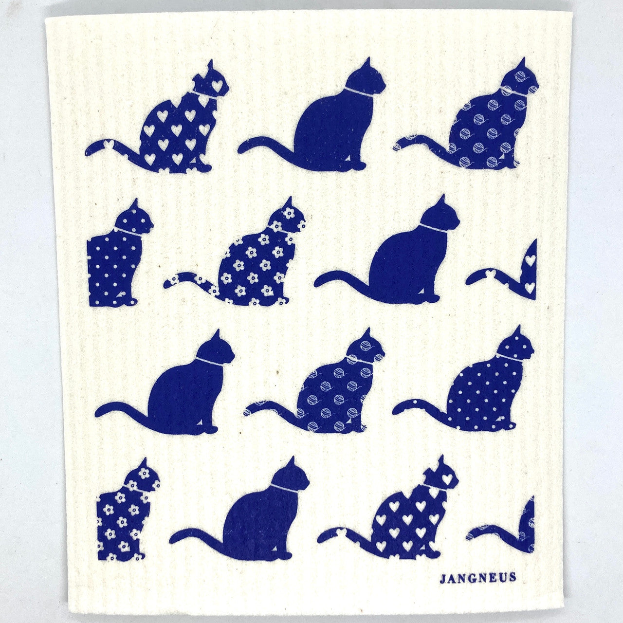 Blue Cat Swedish Dishcloth
