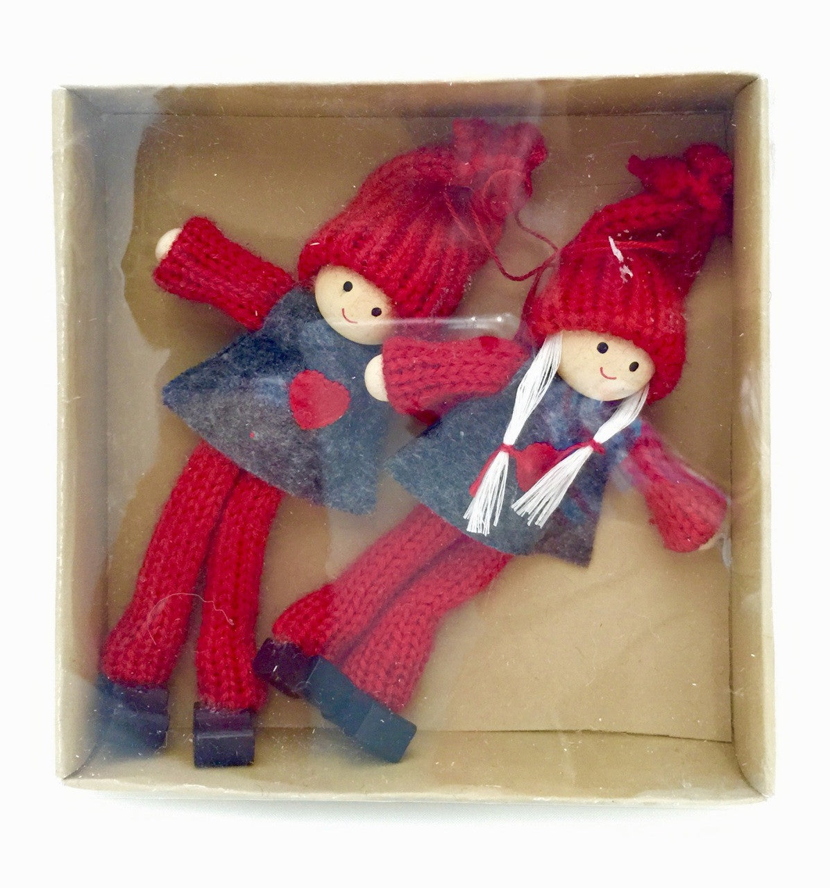 Scandinavian Boy & Girl Christmas Ornaments