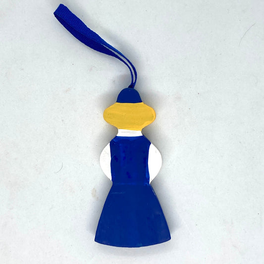 Swedish Girl Wood Ornament