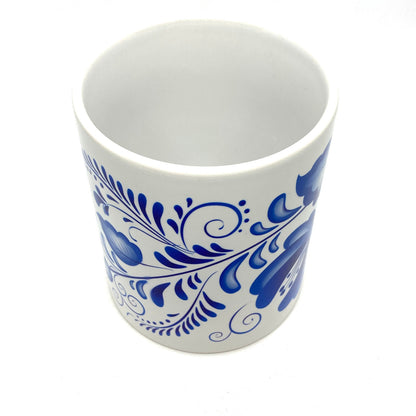 Blue Nordic Floral Mug
