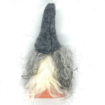 Grey Hat Gnome Handmade Swedish Wool