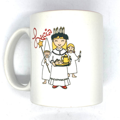 Santa Lucia, Star Boy, Attendant Coffee Mug (White handle)