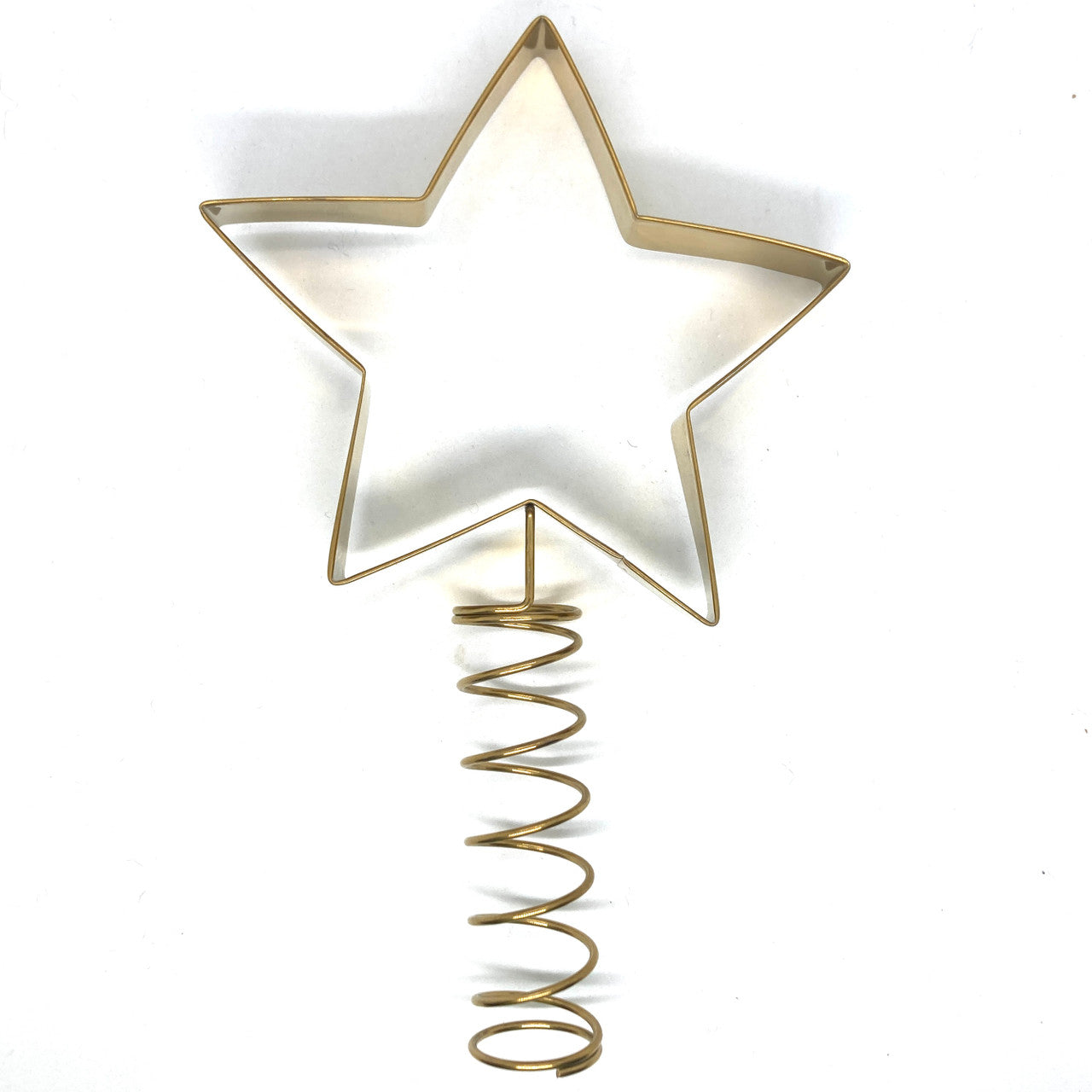 Metal Star Tree Topper (Gold)