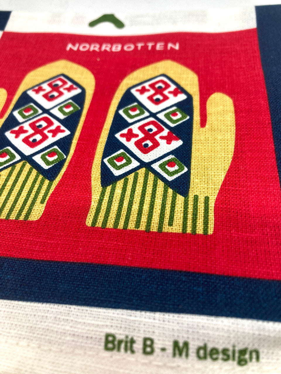 Swedish Folk Winter Kitchen Towel