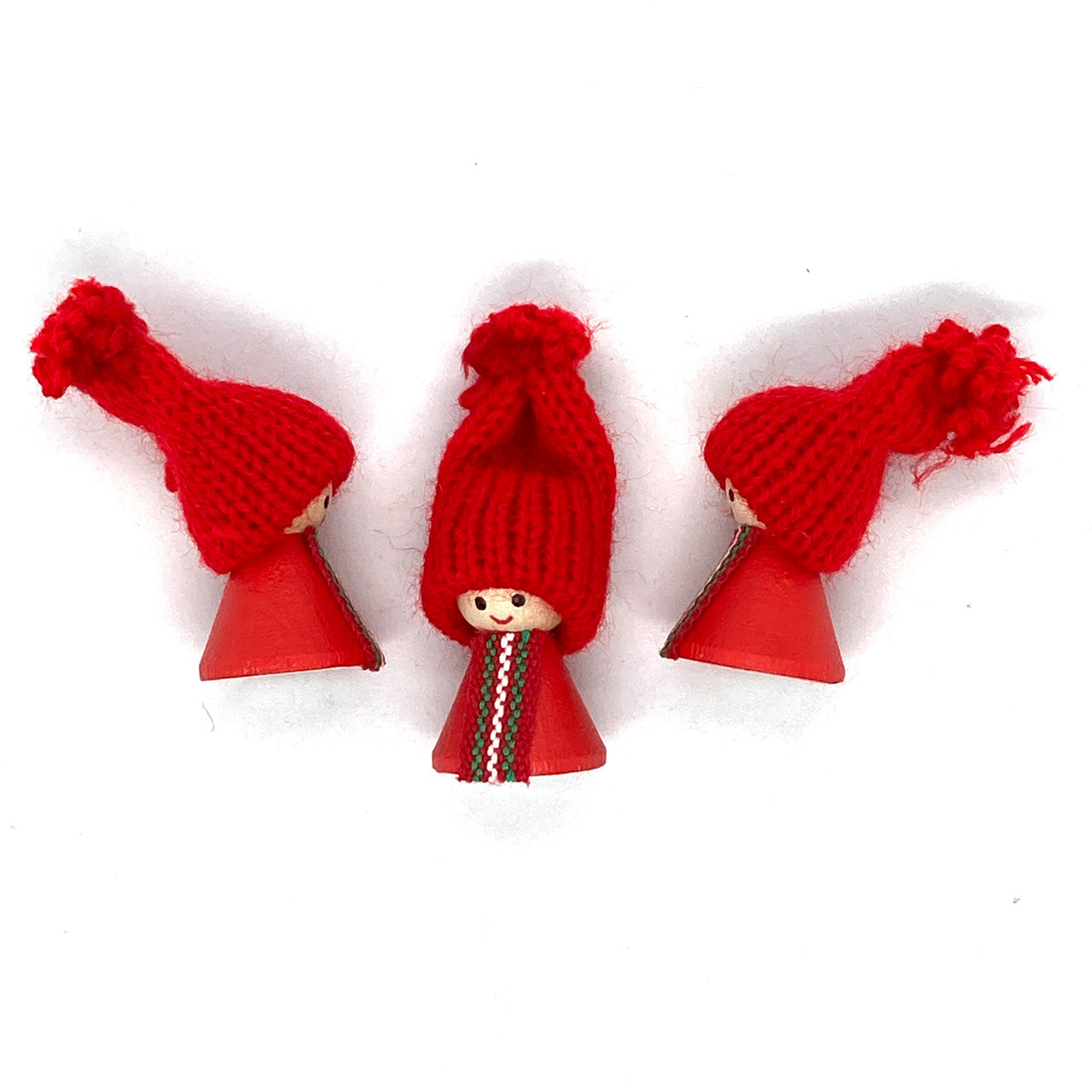 Mini Tomten, Set of 3 (Red)