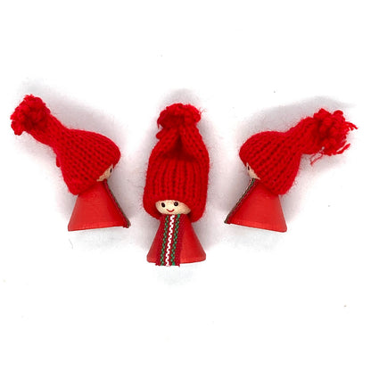 Mini Tomten, Set of 3 (Red)