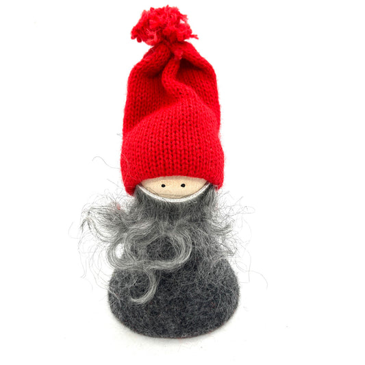 Tomte Boy (Grey, Red Hat)