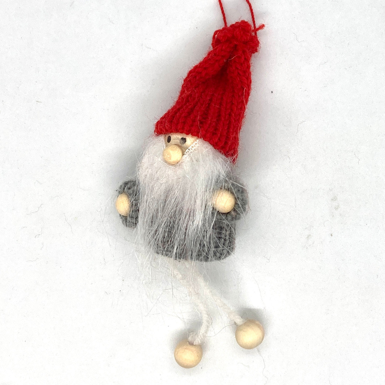 Red Hat Santa Ornament
