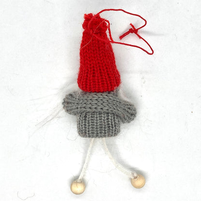 Red Hat Santa Ornament