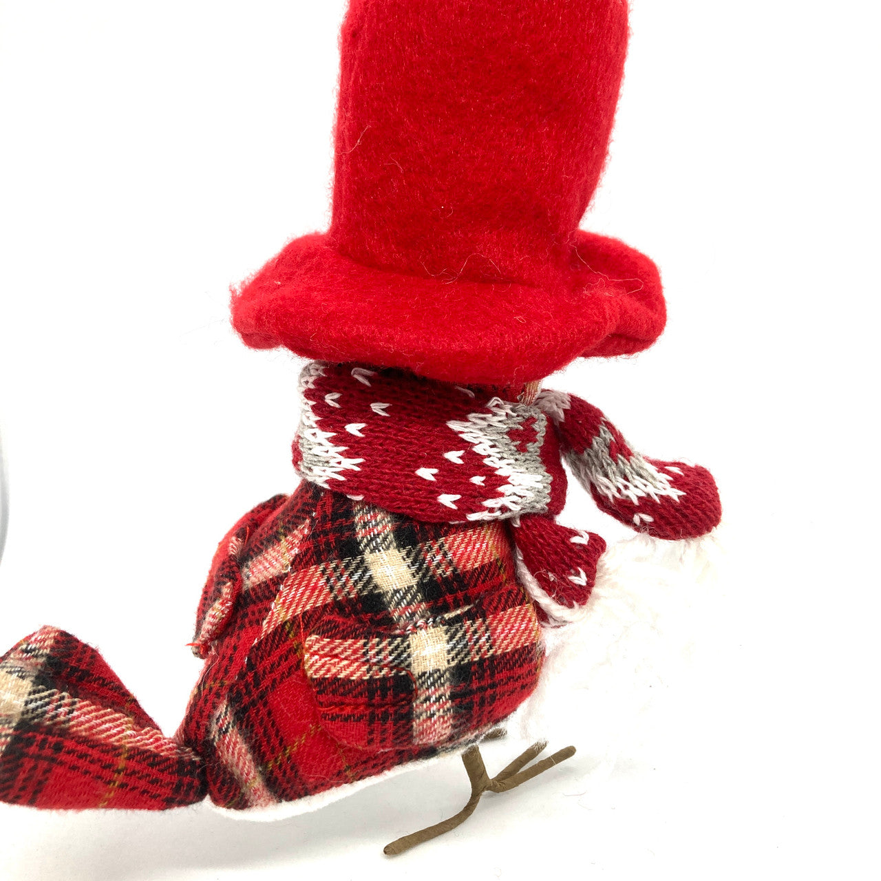 Plush Winter Owl (Red Hat & Nordic Scarf)