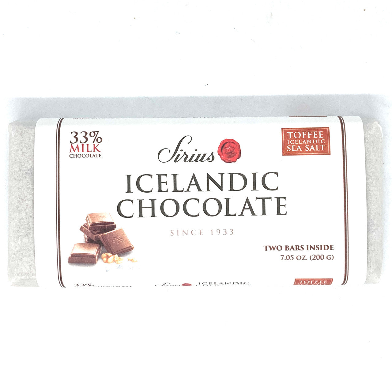 Icelandic Sea Salt Toffee Chocolate Bars (200g)