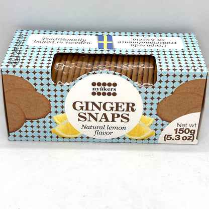 Lemon Ginger Snap cookies from Nyakers in Sweden