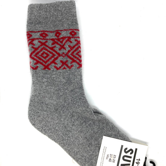 Suva Angora Wool Socks (Grey/Medium)
