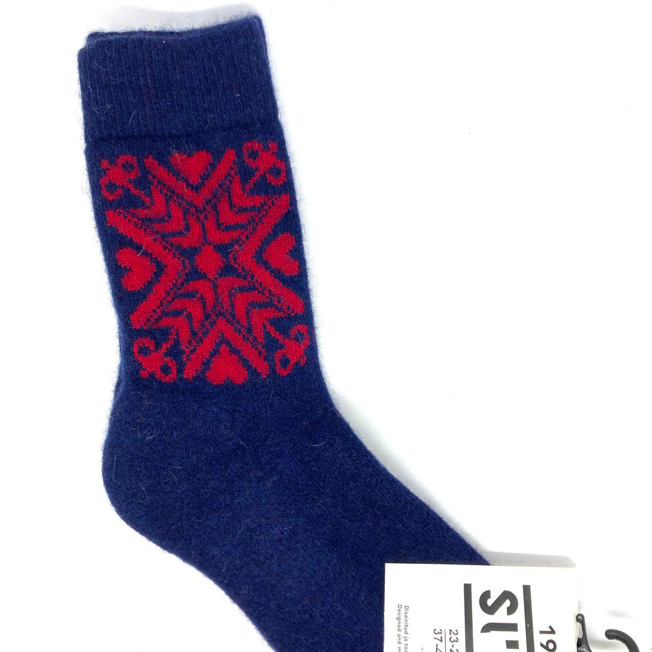 Suva Angora Wool Socks (Navy/Medium)