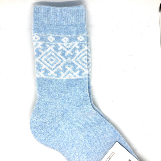 Suva Angora Wool Socks (Lt. Blue/Medium)