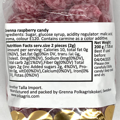 Gammeldags Hallon Swedish Candy