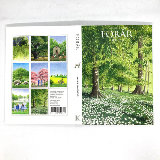 Forår Danish Art Notecards (Green Spring)
