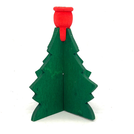 Swedish Wood Christmas Tree 3D Votive (Small)