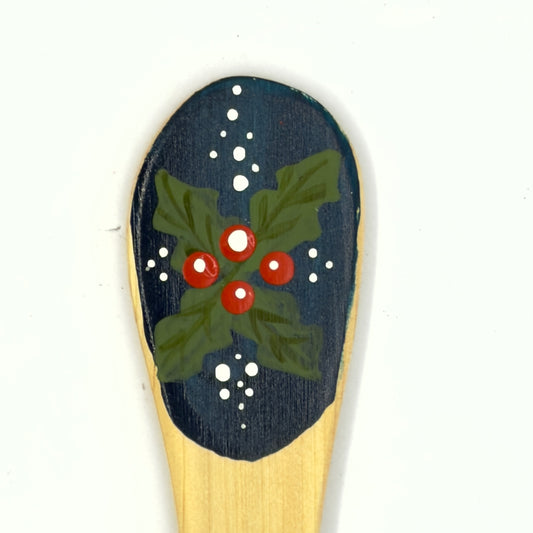 Christmas Holly Wood Spreader