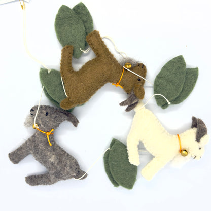 Felt Goat Garland