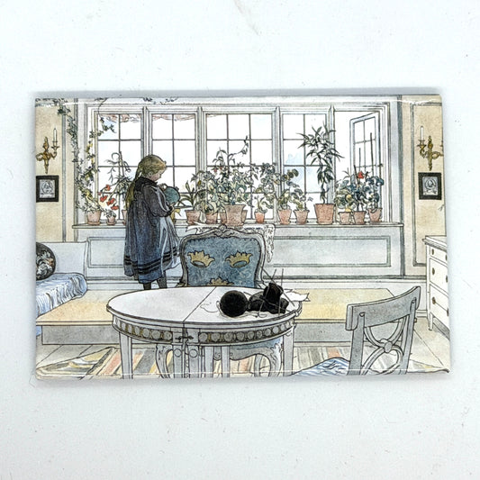 Carl Larsson Flower Window Magnet