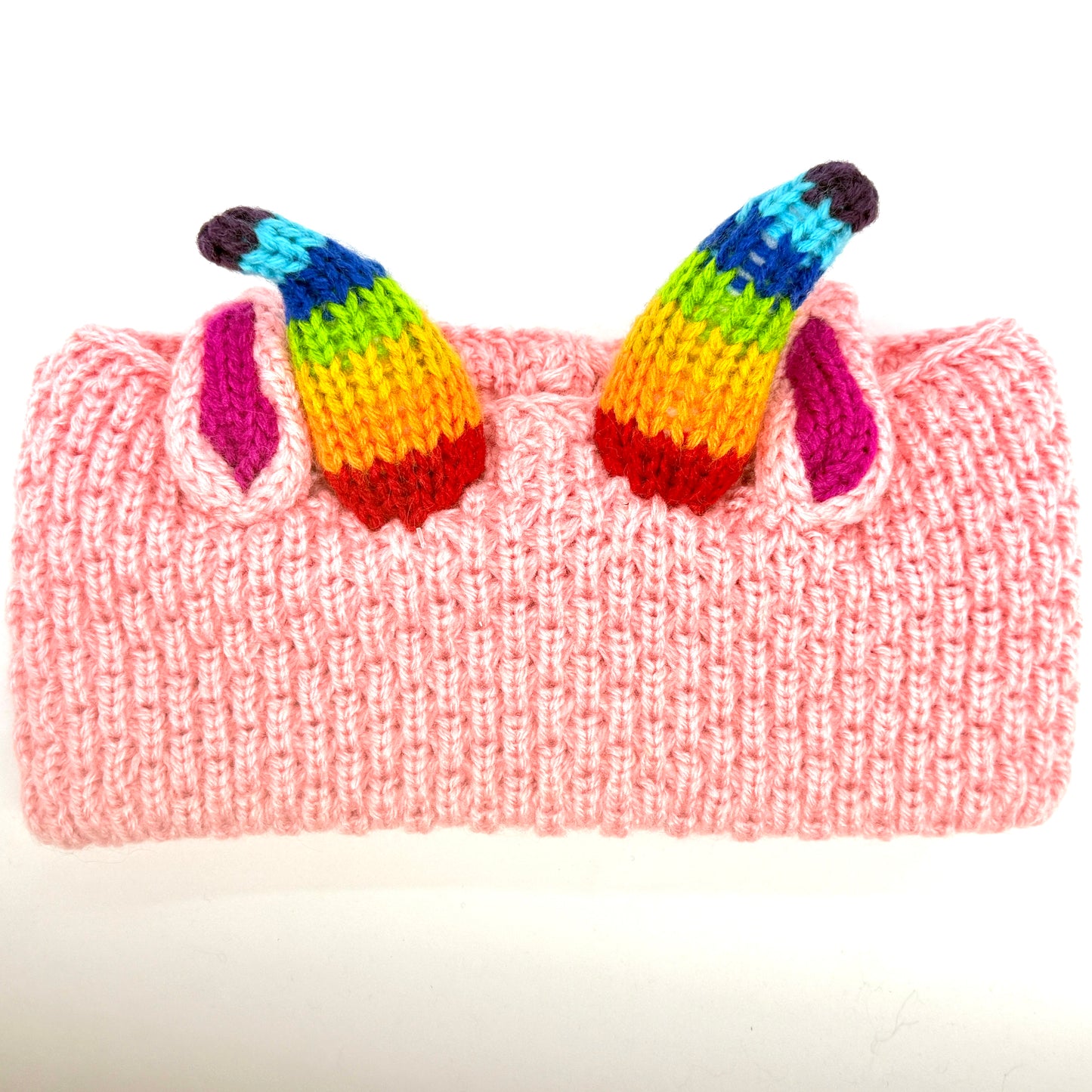 Al Johnson's Goat Knit Headband (Pink)