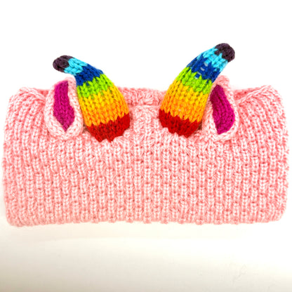 Al Johnson's Goat Knit Headband (Pink)