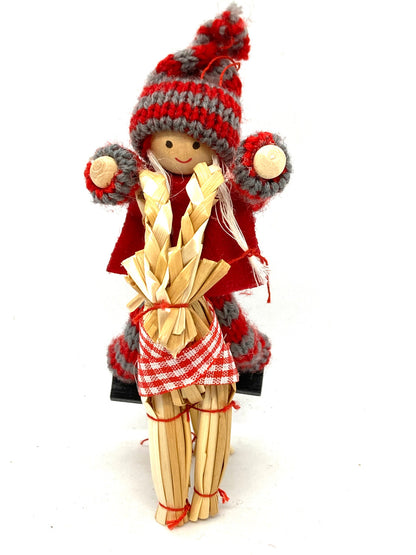 Jul Bok & Girl Ornament