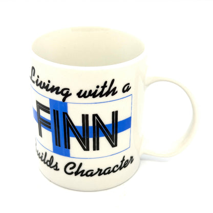 "Living With a Finn Builds Character" Mug