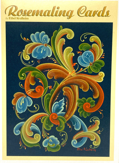 Rosemaling Art Notecards