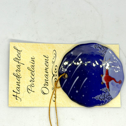 Watching Shooting Stars Ceramic Ornament