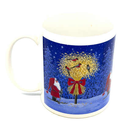 Tomten and the Straw Feeder Coffee Mug
